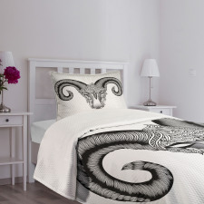 Head of Aries Art Bedspread Set