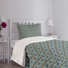 Twisted Tangled Lines Bedspread Set