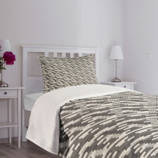 Modern Squares Stripes Bedspread Set