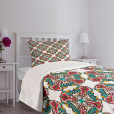 Exotic Native Motifs Bedspread Set