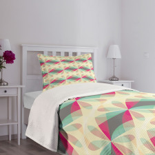 Floral Vibrant Modern Bedspread Set