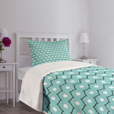 Circles and Stripes Bedspread Set