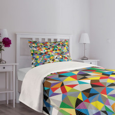 Geometric Mosaic Motif Bedspread Set