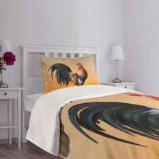 Farm Animal Sunrise Bedspread Set