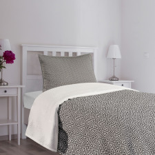 Monochrome Triangle Bedspread Set