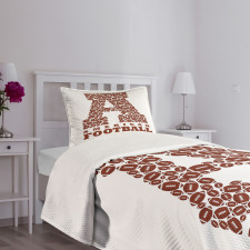 American Football Bedspread Set