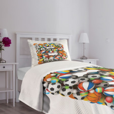 Game Athletism Theme Bedspread Set