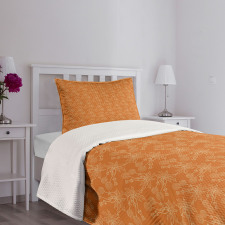 Dandelion Poppy Bedspread Set