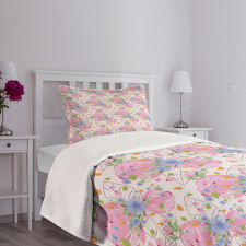 Fresh Spring Garden Bedspread Set