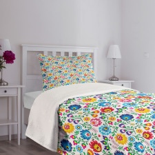 Polish Colorful Foliage Bedspread Set