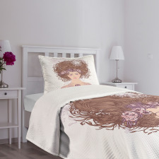 Floral Young Girl Bedspread Set