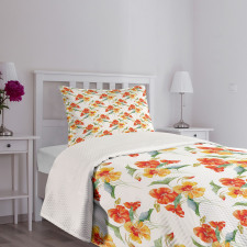Nasturtium Flowers Bedspread Set