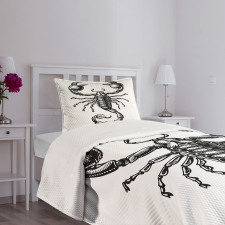 Sketch Tattoo Bedspread Set