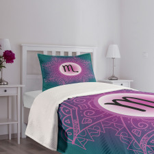 Fuchsia Mandala Bedspread Set