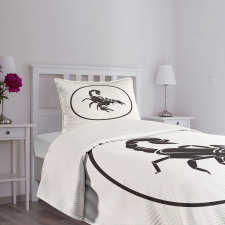 Simple Circle Bedspread Set