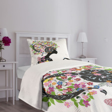 Floral Girl Bedspread Set