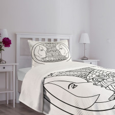 Ornamental Circle Bedspread Set