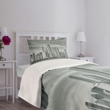 Waterfront City Bedspread Set