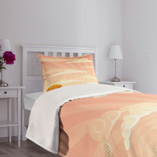 Lonely Tree Rural Field Bedspread Set