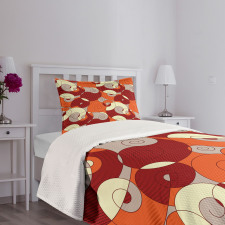 Psychedelic Spiral Bedspread Set