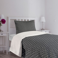 Diagonal Stripe Triangles Bedspread Set