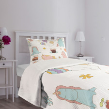 Birthday Animals Bedspread Set