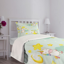 Night Animals Bedspread Set