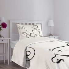 Animals Horoscope Bedspread Set