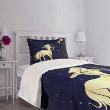 Centaur Motif Bedspread Set