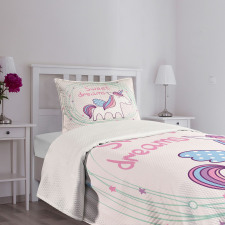 Magic Unicorn Bedspread Set