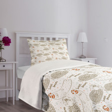 Sleeping Animals Bedspread Set