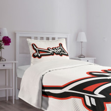 Scribbling Boys Name Bedspread Set