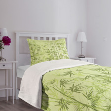 Tropical Growth Forest Bedspread Set