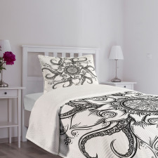 Nautical Mandala Art Bedspread Set