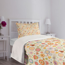 Bees Birds Butterflies Bedspread Set