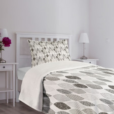 Abstract Leaves Art Bedspread Set