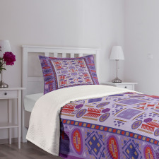 Timeless Eastern Motif Bedspread Set