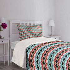 Timeless Motifs Pattern Bedspread Set