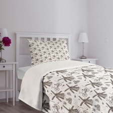 Windmills and Tulips Bedspread Set