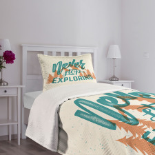 Mountain and Forest Bedspread Set