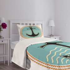 Nautical Design Bedspread Set