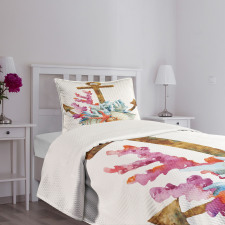 Watercolor Starfish Bedspread Set