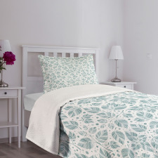 Peppermint Foliage Dot Bedspread Set