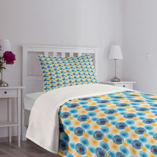 Sketch Circles Bedspread Set