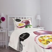 Watercolor Exotic Design Bedspread Set