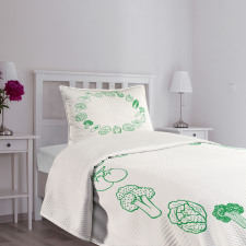 Eat More Organic Bedspread Set