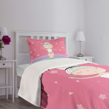 Pique Turn Ballet Bedspread Set