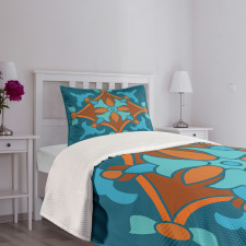 Folkloric Pattern Bedspread Set