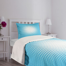 Sunny Haze Faded Dots Bedspread Set