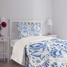 Porcelain Pattern Bedspread Set